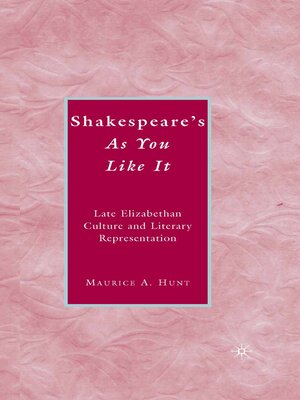 cover image of Shakespeare's As You Like It